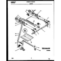 White-Westinghouse CG300SP2W5 burner, manifold and gas control diagram