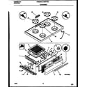 White-Westinghouse CG300SP2W5 cooktop and broiler drawer parts diagram
