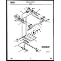 White-Westinghouse CP303VC3D2 burner, manifold and gas control diagram