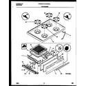 White-Westinghouse CP303VC3W2 cooktop and broiler drawer parts diagram