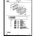 White-Westinghouse CP303VP2W4 door parts diagram