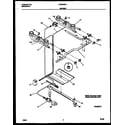 Tappan CP305WP2W2 burner, manifold and gas control diagram