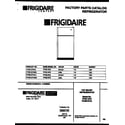 Frigidaire FPGS19TIAL0 cover diagram