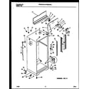 Frigidaire FPGS19TIAL0 cabinet parts diagram