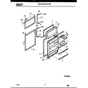 Universal/Multiflex (Frigidaire) MRT11CRAW0 door parts diagram