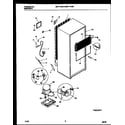 Universal/Multiflex (Frigidaire) MRT11CRAW0 system and automatic defrost parts diagram