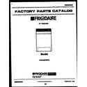Frigidaire FWX645DBD0 null diagram