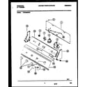Frigidaire FWX645DBD0 console and control parts diagram