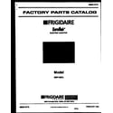 Frigidaire RBF136CL cover diagram