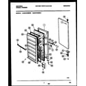 Universal/Multiflex (Frigidaire) MFU21M3BW1 door parts diagram