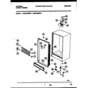 Universal/Multiflex (Frigidaire) MFU21M3BW1 cabinet parts diagram