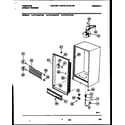 Frigidaire FFU17M6AW3 cabinet parts diagram