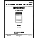 Frigidaire FDE747RBS0 null diagram