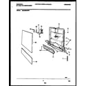Universal/Multiflex (Frigidaire) MDB200RBW0 door parts diagram