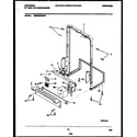 Universal/Multiflex (Frigidaire) MDB200RBW0 power dry and motor parts diagram