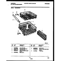 Universal/Multiflex (Frigidaire) MDB200RBW0 racks and trays diagram
