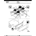Gibson CE303VC3W1 cooktop and drawer parts diagram
