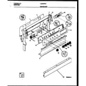 Tappan CE305WP2W1 backguard diagram