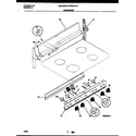 Universal/Multiflex (Frigidaire) MEF300PBWA backguard diagram