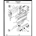 Universal/Multiflex (Frigidaire) MGF322BBDA backguard diagram