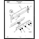 Universal/Multiflex (Frigidaire) MGF300PBDA backguard diagram