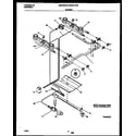 Universal/Multiflex (Frigidaire) MGF300PBDA burner, manifold and gas control diagram