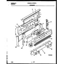 Frigidaire FGF363BABA backguard diagram