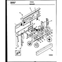 Frigidaire FEF334SADA backguard diagram