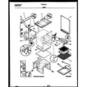 Frigidaire FEF334SADA body parts diagram