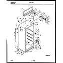 Universal/Multiflex (Frigidaire) MRT17FRAW0 cabinet parts diagram