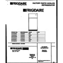 Frigidaire FRT24XHAY1 cover diagram
