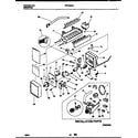 Frigidaire FRT24XHAY1 ice maker and installation parts diagram