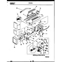 Frigidaire FRT24XHAY1 ice maker and installation parts diagram
