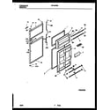 Frigidaire FRT19PRBD1 door parts diagram