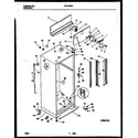Frigidaire FRT19PRBD1 cabinet parts diagram