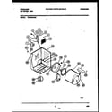 Frigidaire FDG336LBS0 cabinet and component parts diagram