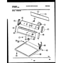 Frigidaire FDG336LBS0 console and control parts diagram