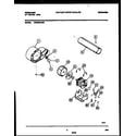 Frigidaire FDG336LBS0 blower and drive parts diagram