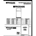 Frigidaire FRT17PZBW1 cover diagram