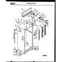 Frigidaire FRT17PZBW1 cabinet parts diagram