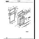 Frigidaire FRT15NRBD0 door parts diagram