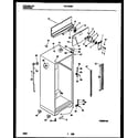 Frigidaire FRT15NRBD0 cabinet parts diagram
