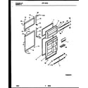 Universal/Multiflex (Frigidaire) MRT18PNBZ0 door parts diagram