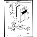 Universal/Multiflex (Frigidaire) MRT18PNBZ0 system and automatic defrost parts diagram