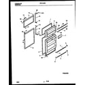 Universal/Multiflex (Frigidaire) MRT15CNBZ0 door parts diagram