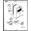 Universal/Multiflex (Frigidaire) MRT15CNBZ0 system and automatic defrost parts diagram