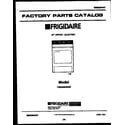 Frigidaire FDE546DBW0 null diagram