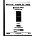 Frigidaire FEB755BBBB cover diagram