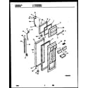 Frigidaire FRT20QRBD2 door parts diagram