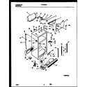 Frigidaire FRT20QRBD2 cabinet parts diagram